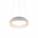 ACA LIGHTING - BR81LEDP45WHCCTD PENDANT LIGHTING LED 36W DIMMER CCT 3670LM WHITE METALLIC D45XH120CM APOLLO