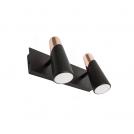 FARO - LAO LED Black and copper wall lamp 2L Ref.29026