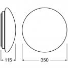 OSRAM - SURFACE CIRCULAR LED 350 18W/4000K IP44 4058075000766 (1)