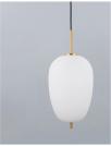 NOVA LUCE - pendant luminaire   LATO 9624063 LED E27 1x12 W, IP20 Bulb Excluded D: 27 H1: 40 H2: 120 cm