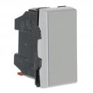 LEGRAND - 79230 Push-button Mosaic - 6 A - 250 V~ - 1 module - alu.