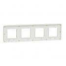 SCHNEIDER ELECTRIC - NU280859М cover frame - 4 gangs - 4 x 2 module gold/ white mirror surface (2)