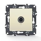 ACA LIGHTING - Телевизионна розетка преходна PRIME слонова кост 1000114102