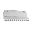 ACA LIGHTING - LED MAGNETIC MOVABLE LINEAR 48V DC 12W 3000K 1000LM 24° OSRAM RA90 L220MM MEYEM1230W White Matte