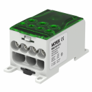 MOREK - Разпределителен клемен блок ЗЕЛЕН 1P 400A OJL400A вх. Al/Cu 1X240 изх. 4x35/3x50mm²  MAB1401G10