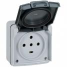 LEGRAND - Socket outlet Plexo IP55 - 20 A - 3P+N+E 230 V~ - surface mounting - grey 91657