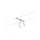 PAULMANN - 94482  CorDuo LED cable system frame single spot ✴280lm⚡ 4.8W ⚡3000K~12V✴chrome matt/chrome