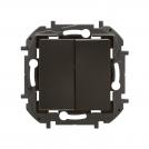LEGRAND - Double way switch 10A Black Niloe NP2120BK (1)