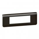 LEGRAND - Plate Mosaic - 6 horizontal modules - black 79056L
