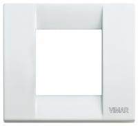 VIMAR - 17092.01 - Classica plate 1-2M metal white 