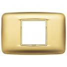VIMAR - 20682.G21 - Round plate 2centM Galvan.satin gold