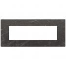 VIMAR - 22657.53 - Plate 7M marbl.stoneware black Marquina