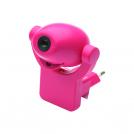 ACA LIGHTING -  SF18012LEDP LED PROJECTION NIGHT LIGHT 0,7W 6 MAGIC PICTURE, SENSOR, PINK PLASTIC 230V IP20 