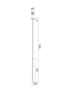 REDO GROUP - Пендел ITO P01-1756 SU LED 600 WH WITHOUT CANOPY AND DRIVER (1)